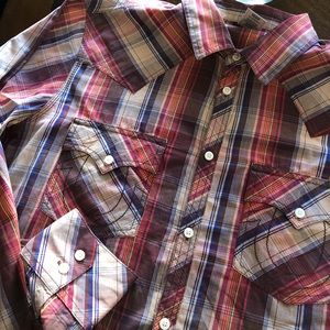 Long sleeve true religion button up